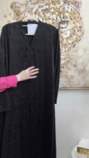عباية جاهزة 6037 من خامة جاكار مقاس طول 57 وعرض 23.5